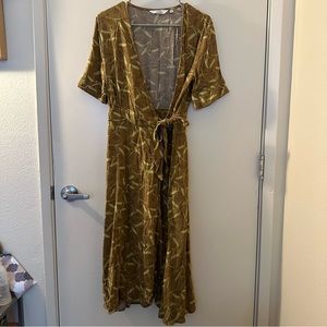 & Other Stories Wrap Midi Dress